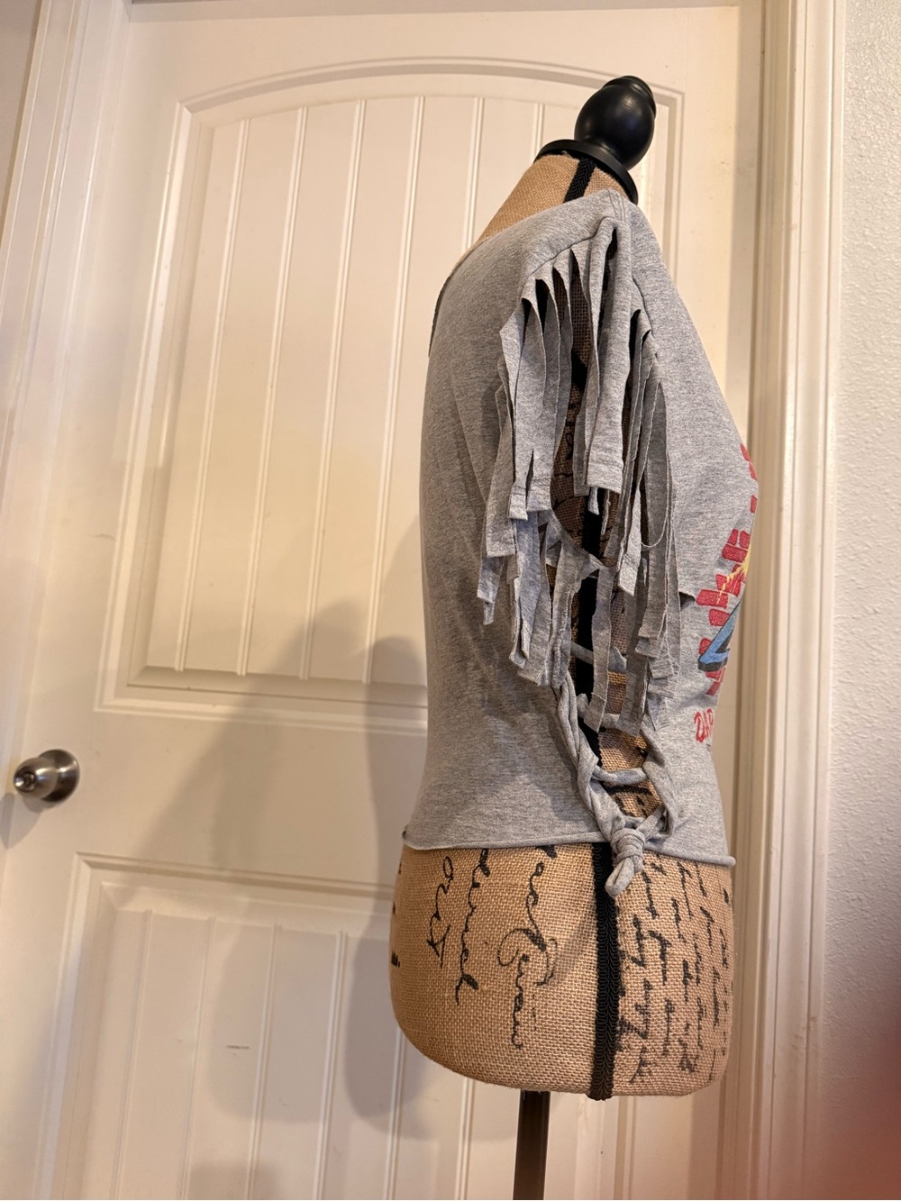 D.A.R.E. “Get a Life!” Reworked Fringe Tee – Small - Picture 4 of 4